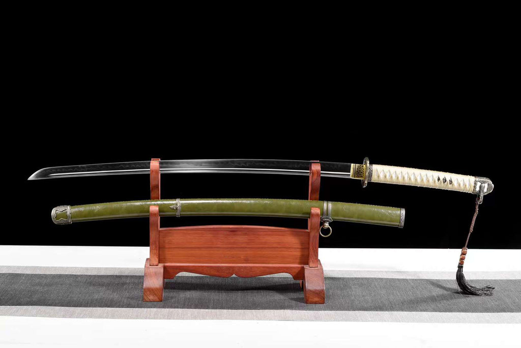 Samurai Sword Full Tang Officer Sword Handmade Katana T10 Steel Japanese Sword hansi sword
