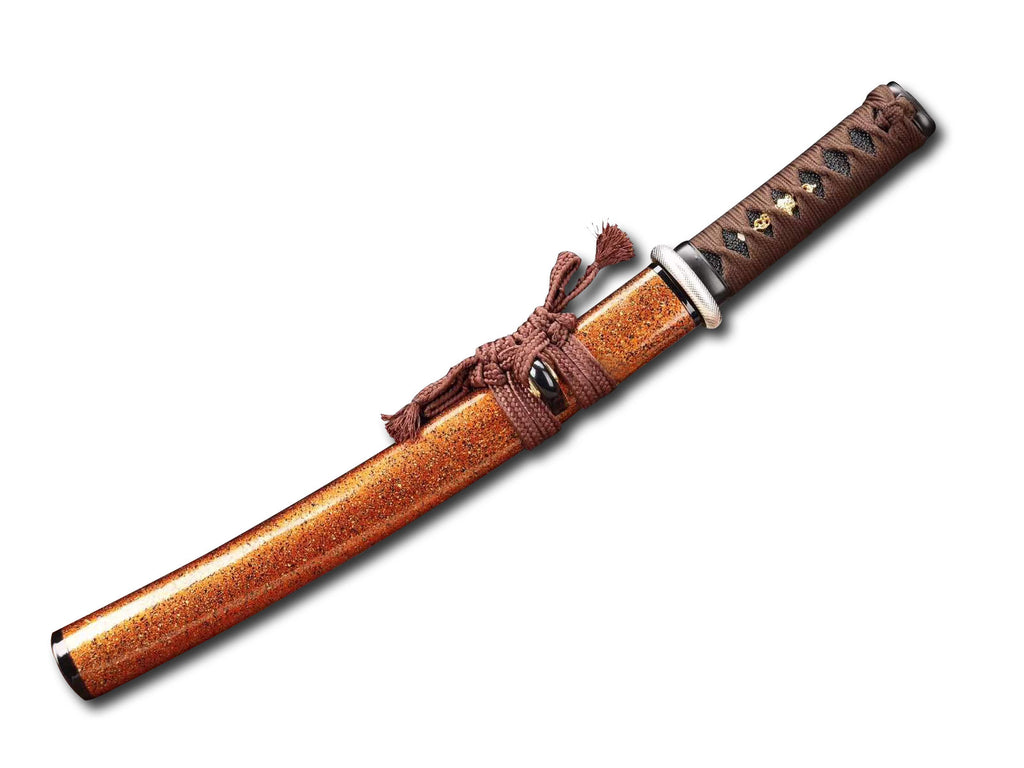 T8 Steel Short Kinfe,Handmade Japanese Small Sword,Katana Samurai sword Tanto Sword loveyitadj