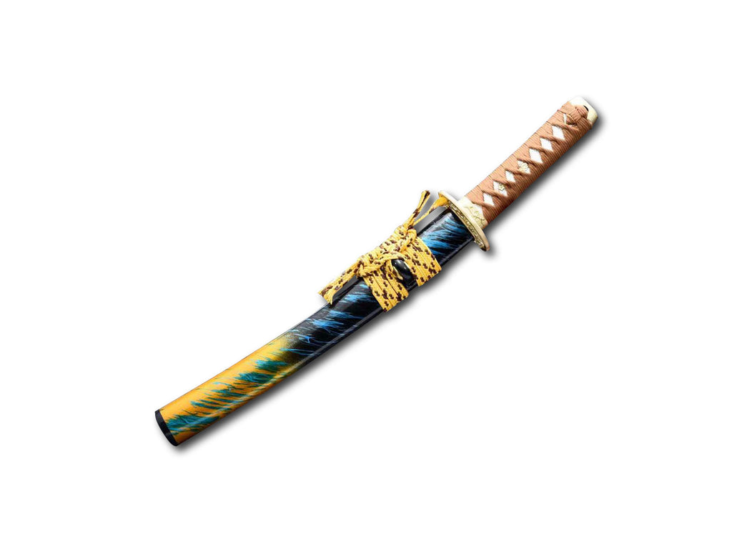 T10 Steel Handmade Japanese Samurai sword,Short Tanto Katana Small Kinfe Real loveyitadj