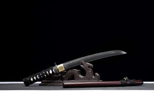 Katana Samurai sword,T10 Steel Tanto Sword Handmade Japanese Sword Short Kinfe Small Sword loveyitadj