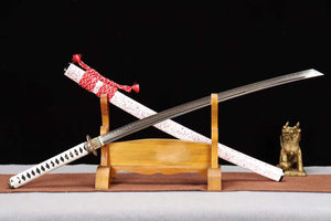 Clay burning blade T10 steel Sword,Full Tang Japanese Katana Sword,Handmade Japanese Samurai sword loveyitadj