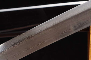 Damascus folding steel Samurai sword,Full Tang Katana Japnese Sword,Rurouni Kenshin Sword Reprint loveyitadj