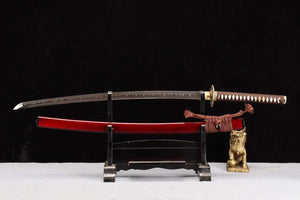 1065 Steel Japanese Katana Sword,Handmade Sword,Full Tang Samurai sword Eagle decorated loveyitadj