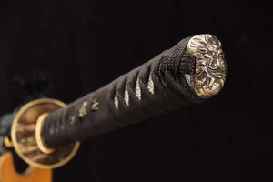 Clay Burning Blade T10 Steel Katana,Japanese handmade samurai sword loveyitadj