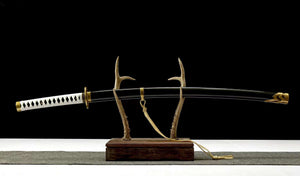 Sword fort Handmade Katana Anime Cosplay Sword, Devil May Cry Vergil Yamato Sword Real Steel & Dante's Rebellion hansi sword
