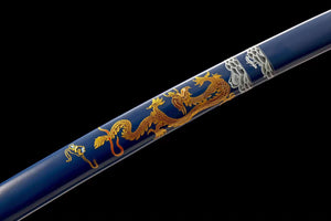 1090 steel sword set,japanese full tang sword,katana sword,handmade samurai sword set,dragon sword loveyitadj