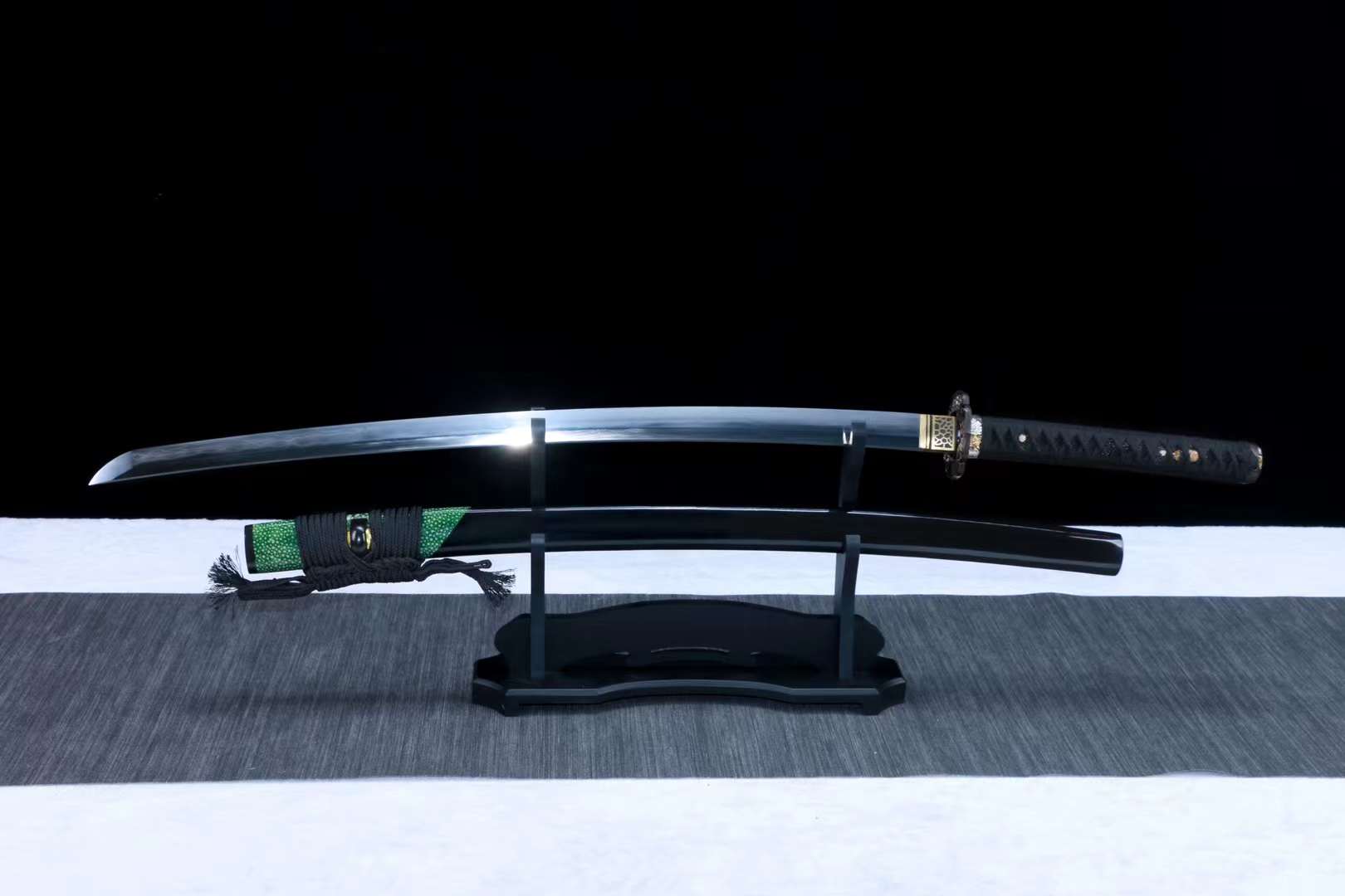 Damascus steel sword set,handmade samurai sword set,full tang sword steel katana sword,samurai sword loveyitadj