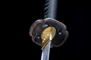 1045 steel samurai sword set,japanese katana black sword set,handmade full tang katana set loveyitadj