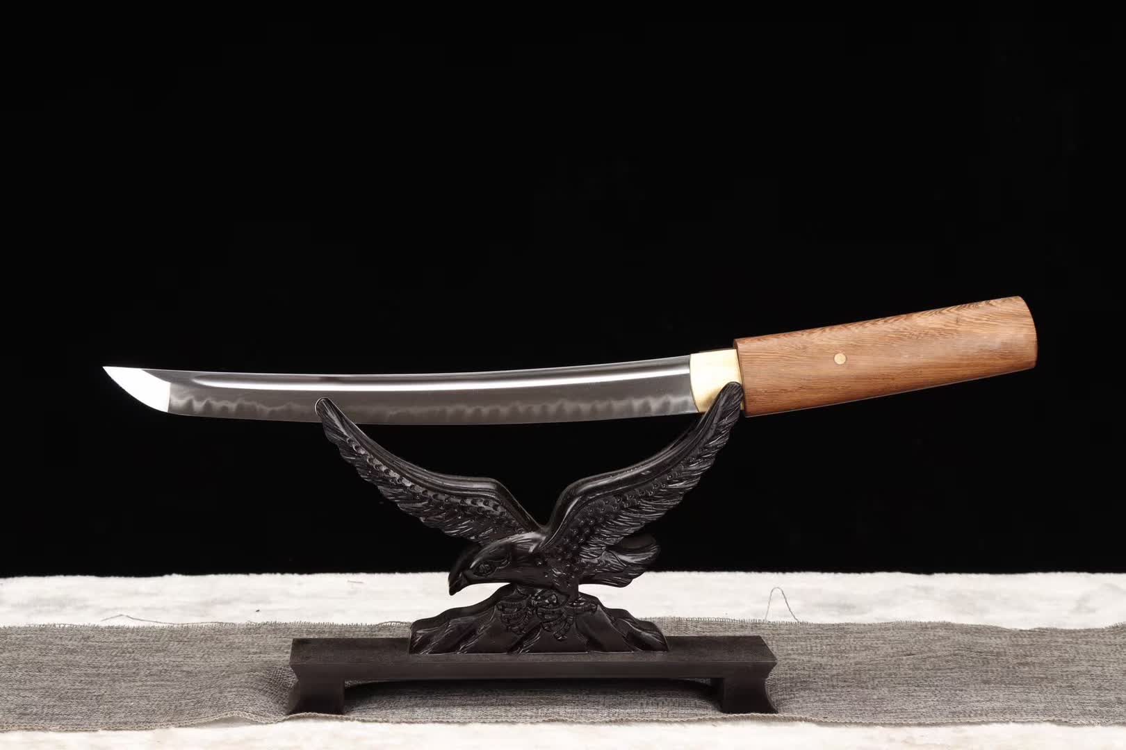 Handmade Japanese Katana,Short sword,T10 Steel Small Kinfe Samurai sword tanto loveyitadj
