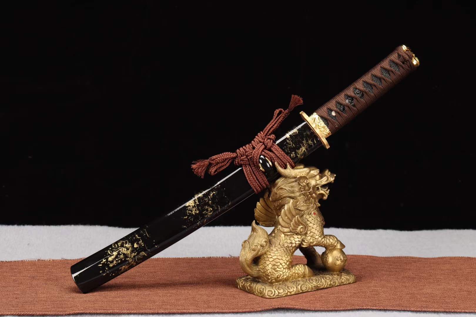 1065 Steel Short Kinfe,Tanto Sword,Handmade Japanese Small Sword,Katana Samurai sword loveyitadj