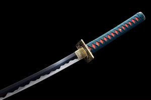 Denjiro Sword,One Piece Katana Sword Real,1060 Carbon Steel Anime Samurai Sword loveyitadj