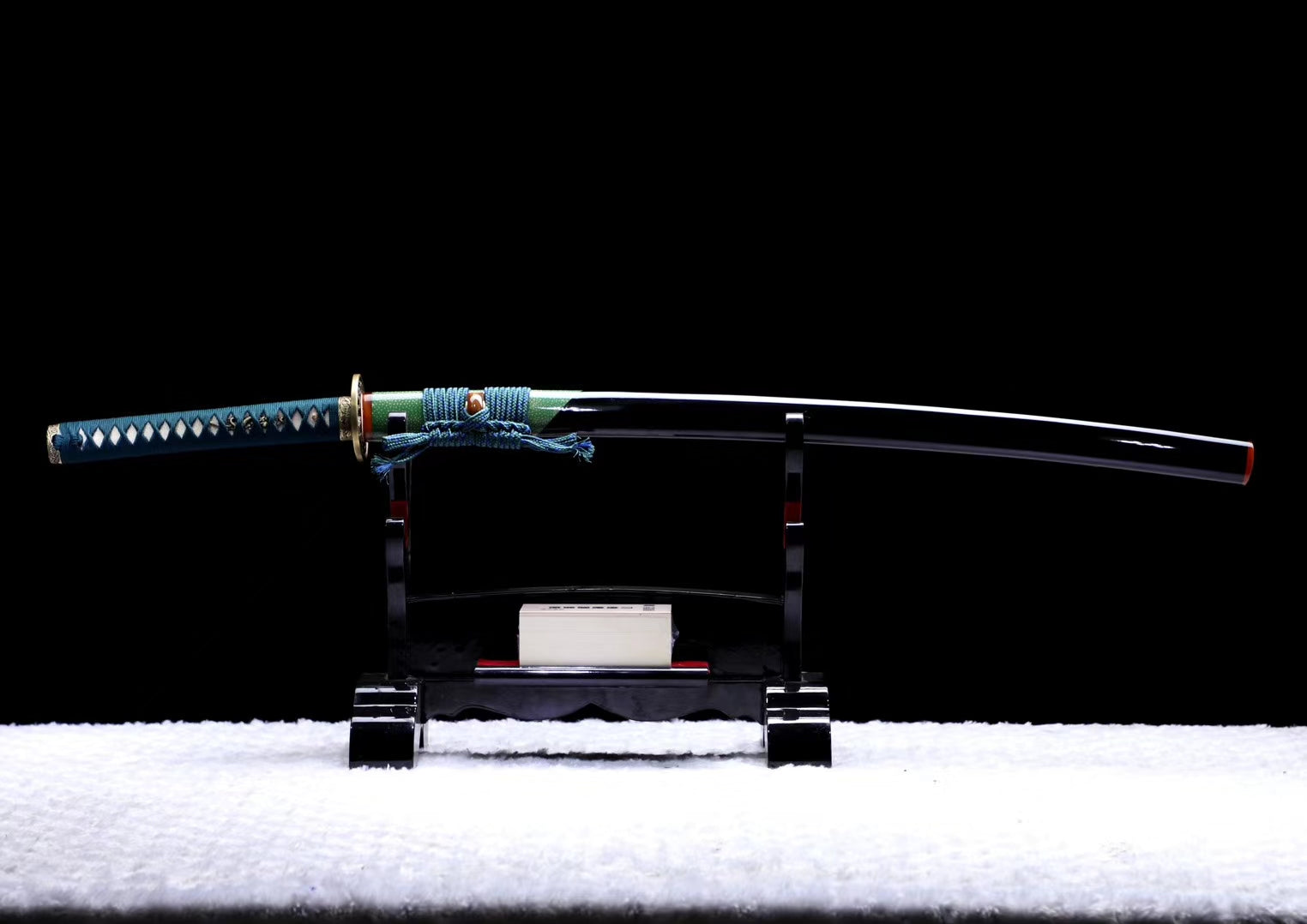 Handmade T10 steel samurai sword, Japanese Iaido samurai sword T10 steel Damascus steel sword clay burnt blade sword loveyitadj