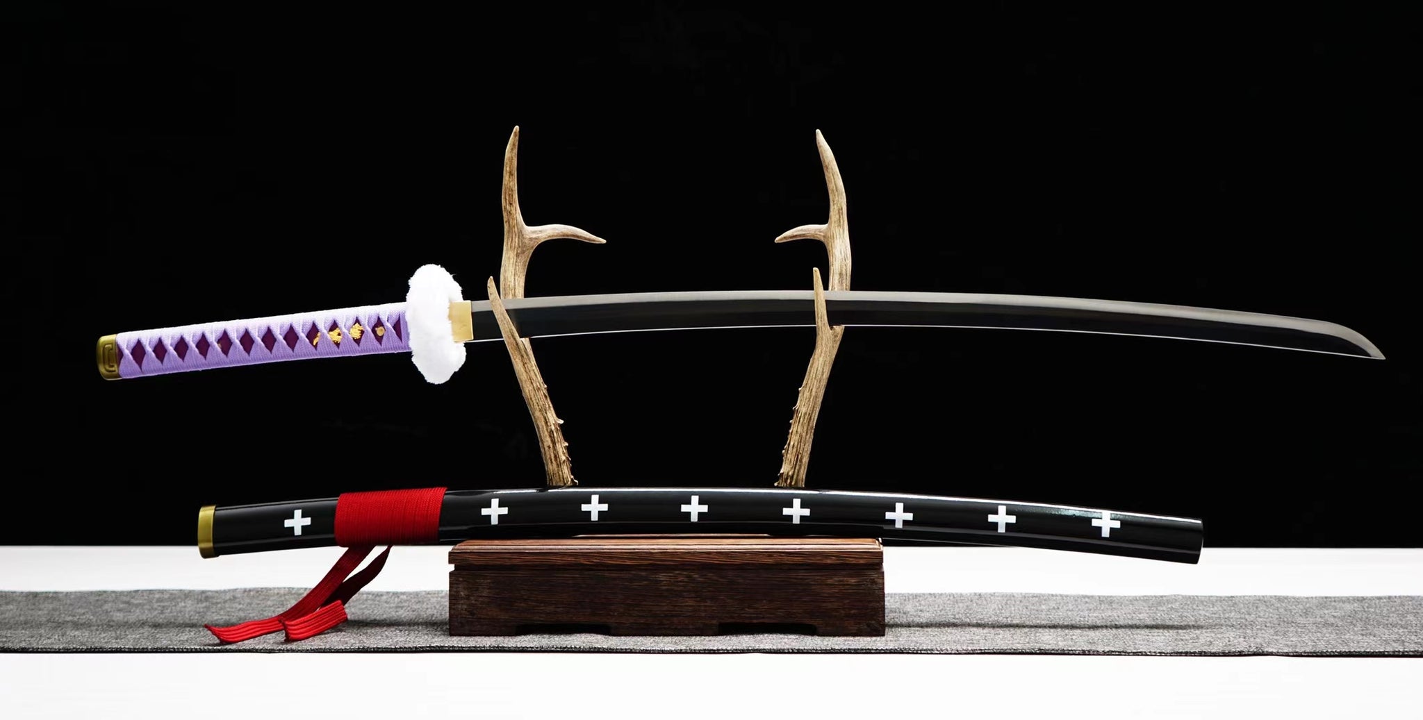 1045 steel Sword,Real Handmade Samurai Sword,Comic katana,Death Surgeon Trafalgar Law Sword hansi sword