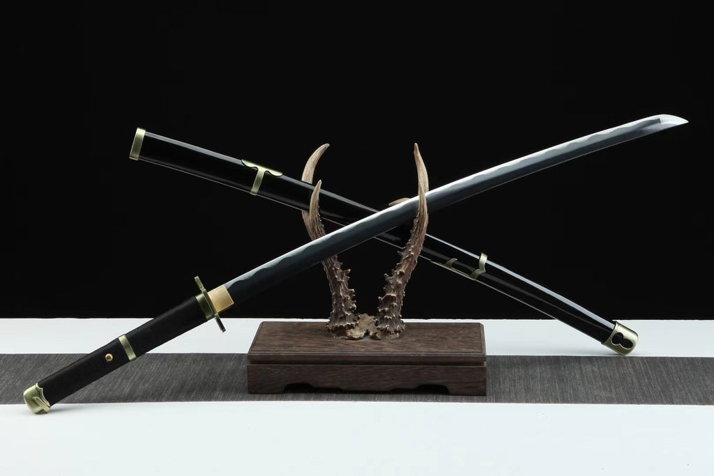One piece sword,comic katana,1045 steel handmade katana,Roronoa Zoro sword,Yubashiri Sword hansi sword