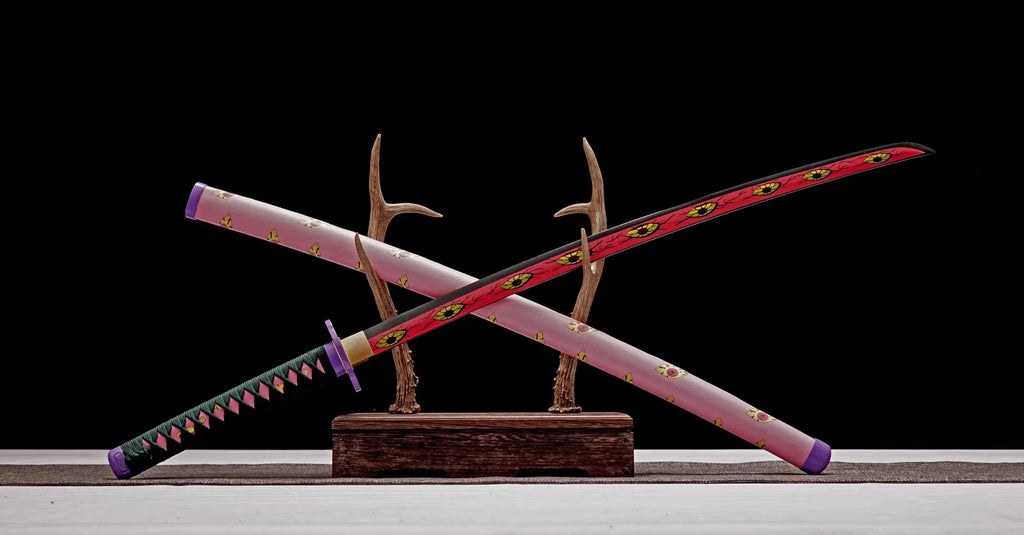 Kokushibo sword,yoriichi sword,Demon Slayer Sword,Comic Katana,Real samurai sword hansi sword