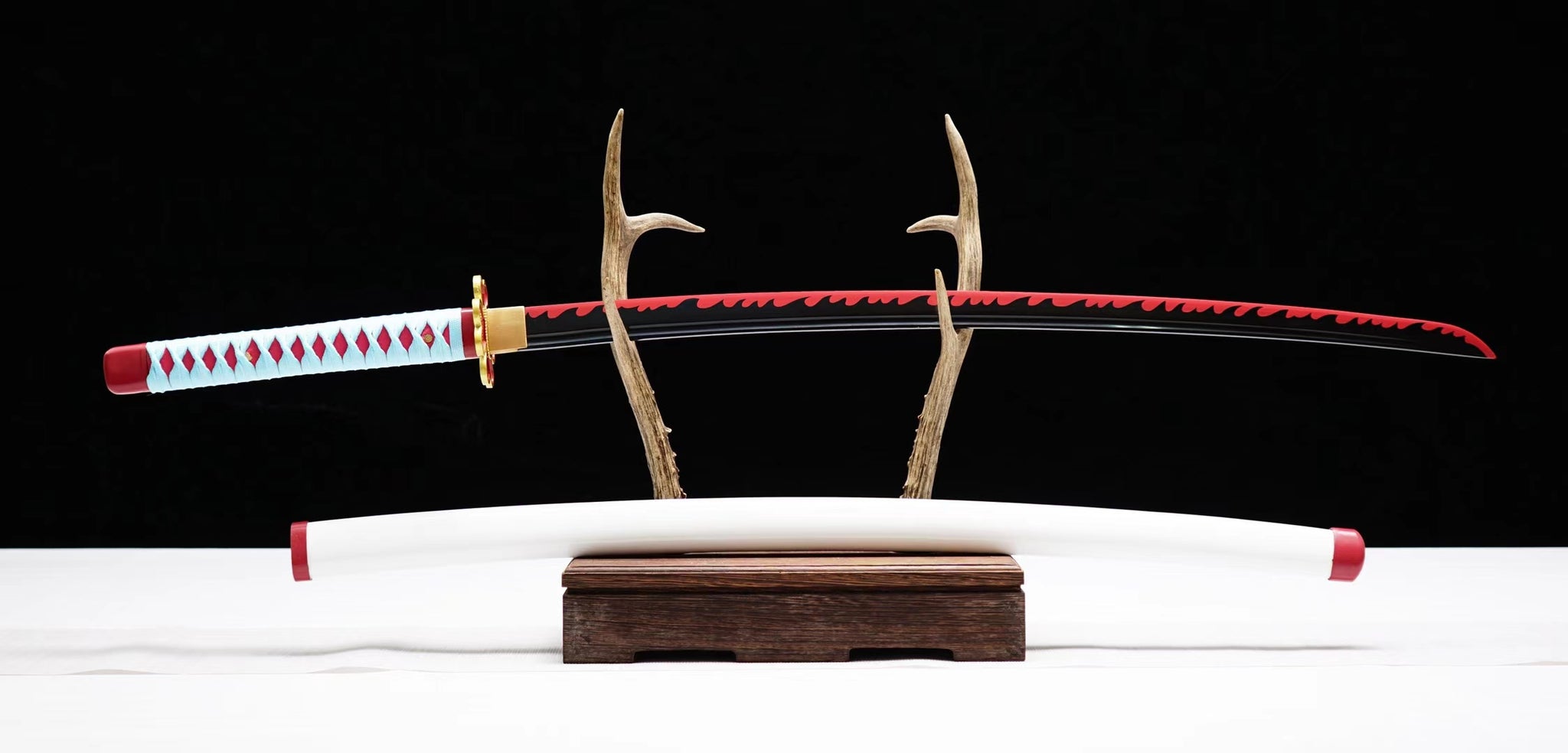 katana sword,Demon Slayer Sword Comic sword 1045 steel sword katana Kanroji Mitsuri swords hansi sword