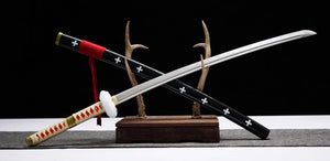 One Piece Law Sword,Japanese Sword,Handmade Katana Sword,Full Tang Sword,Comic Sword hansi sword